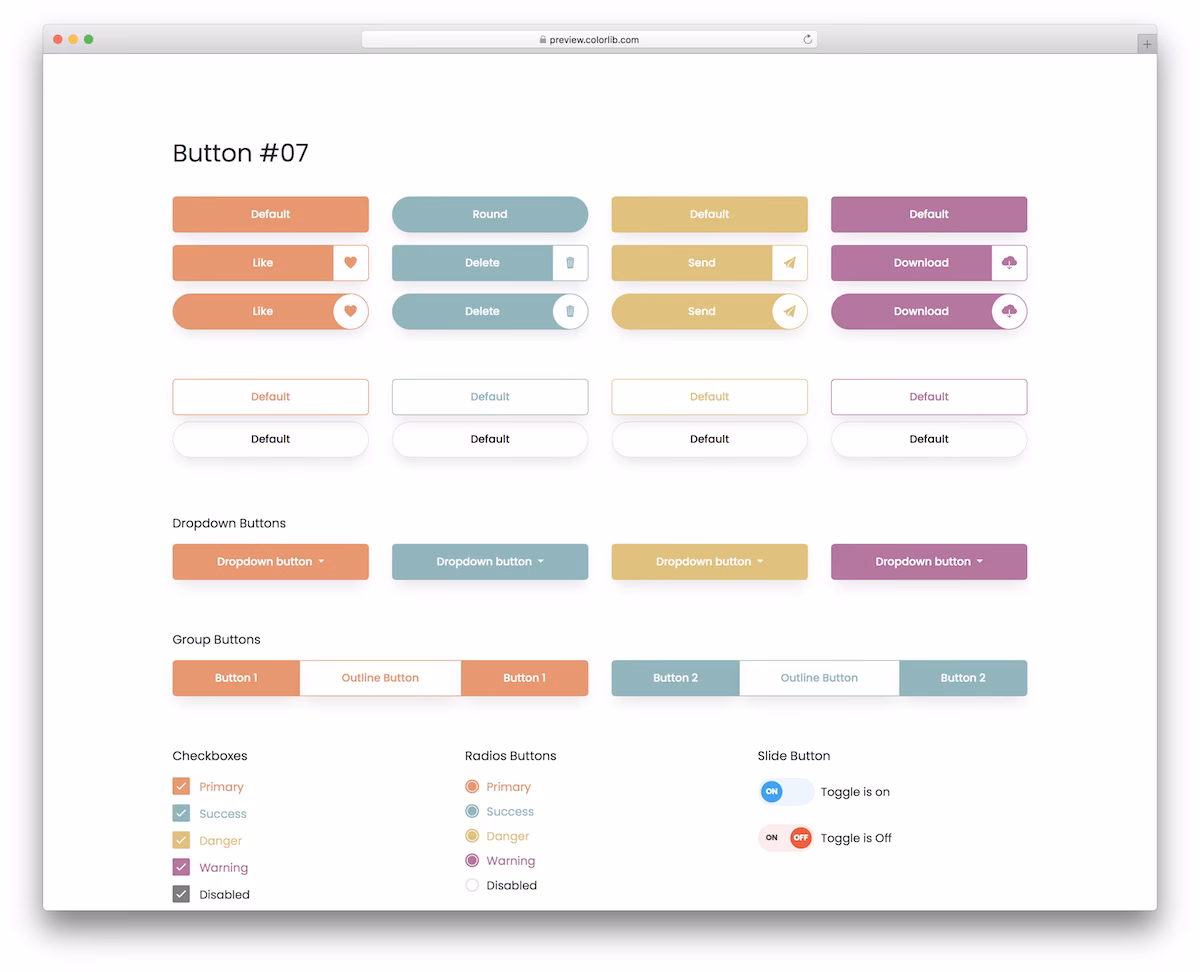 Bootstrap Buttons V02