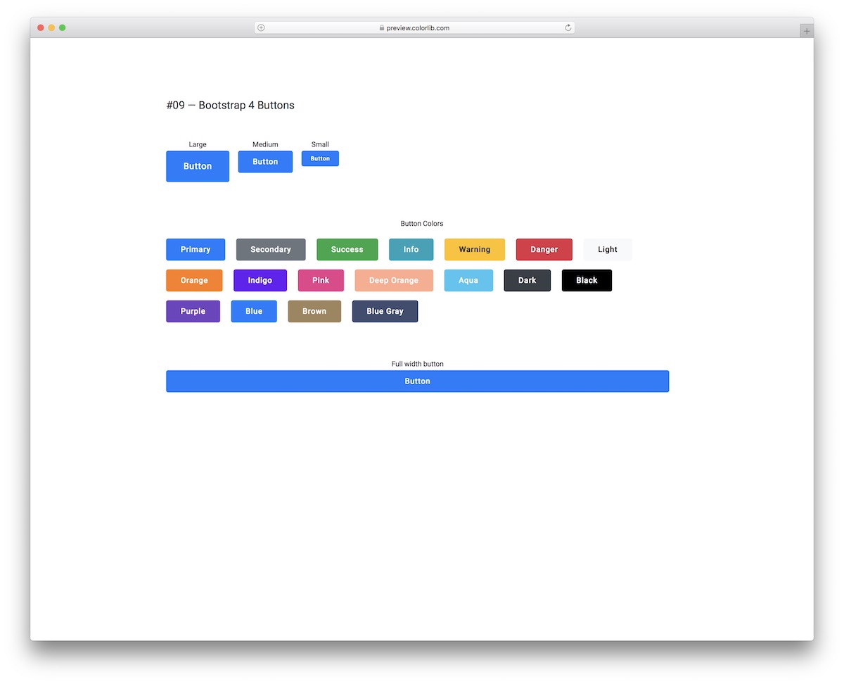 Bootstrap Buttons V09