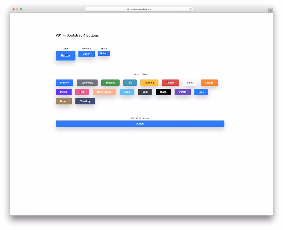 Bootstrap Buttons V11