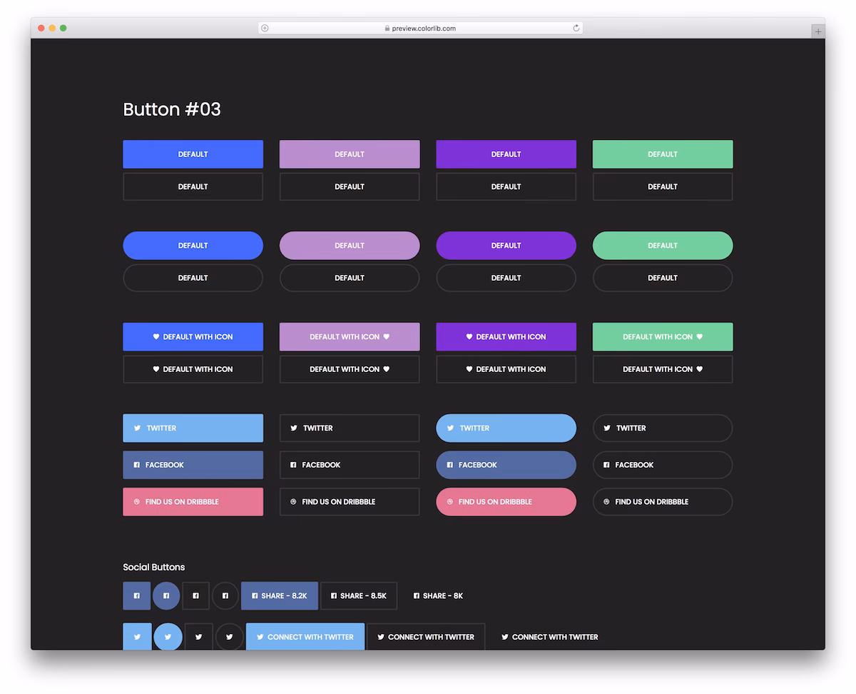 Bootstrap Buttons V13