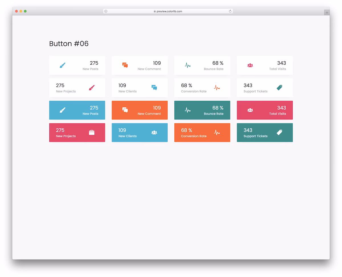 Bootstrap Buttons V16