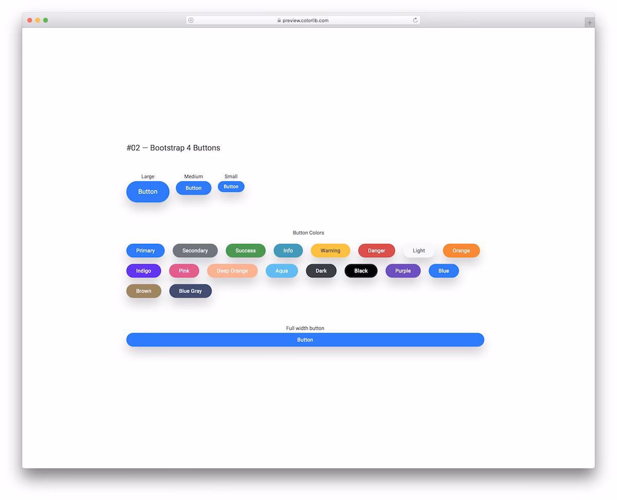 Bootstrap Buttons V17