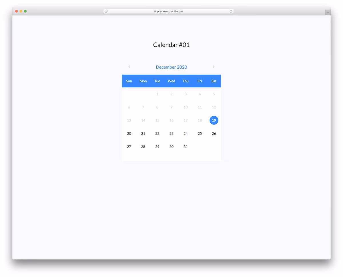 Calendar V01