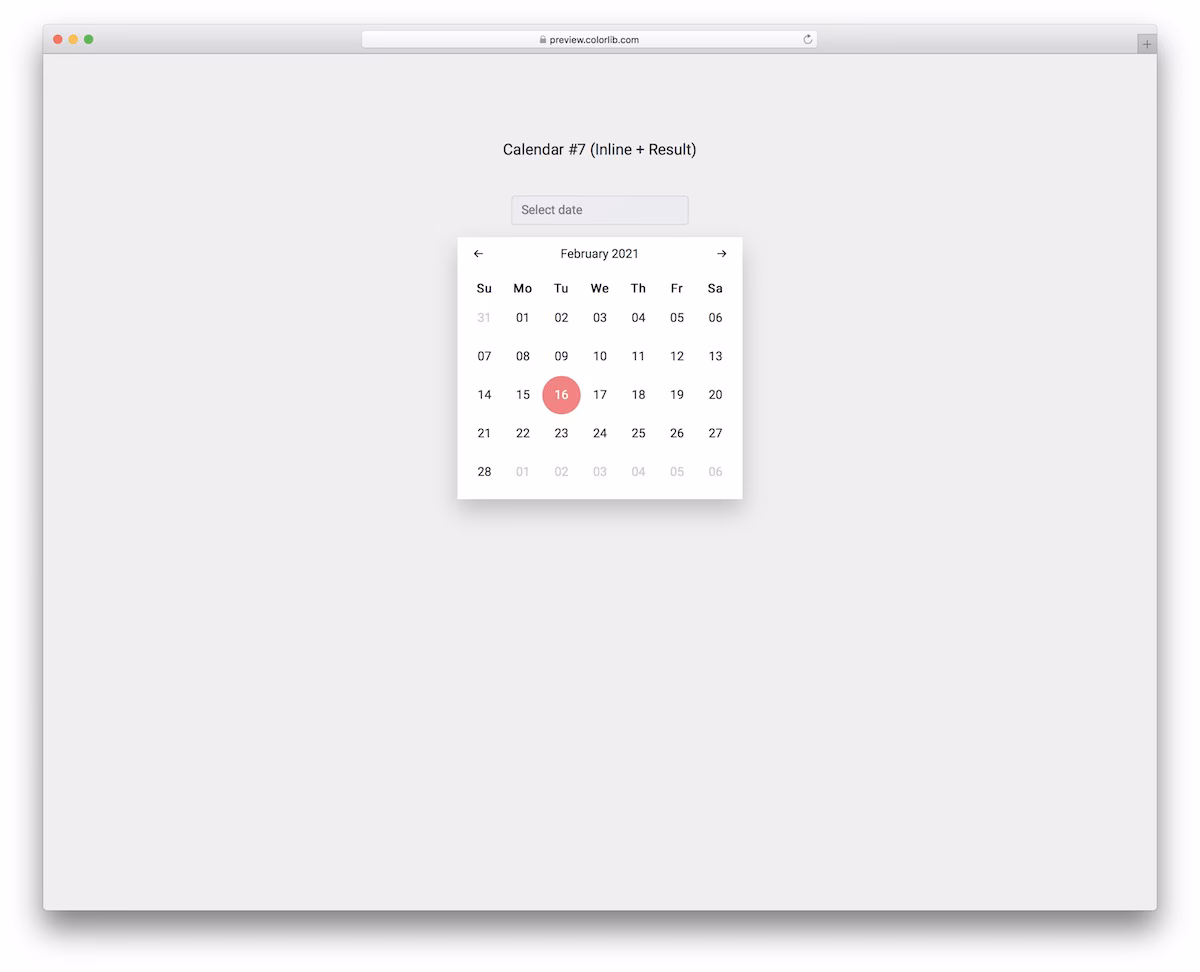 Calendar V17