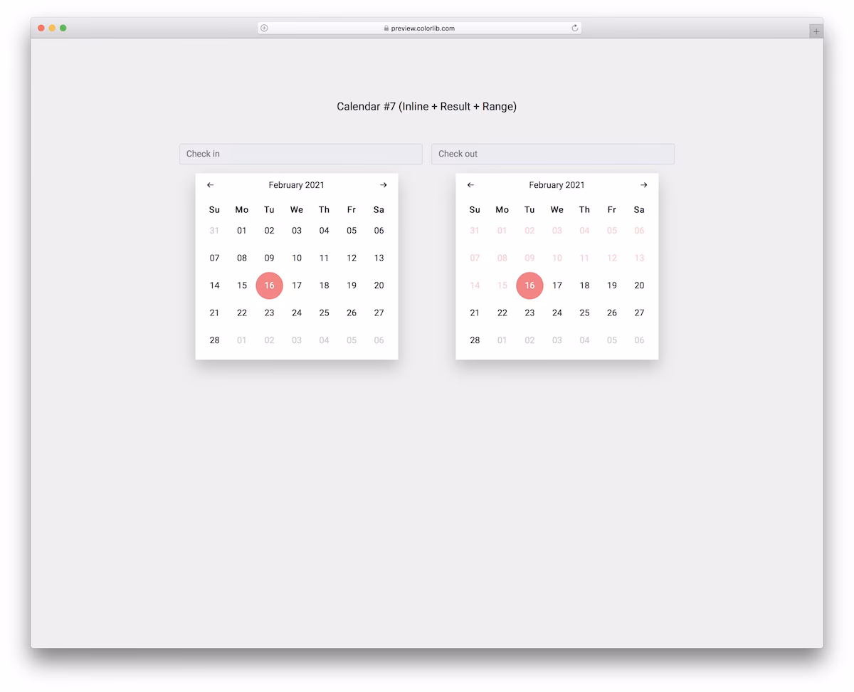 Calendar V18