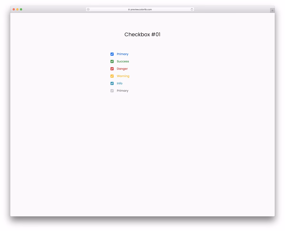 Checkbox V01