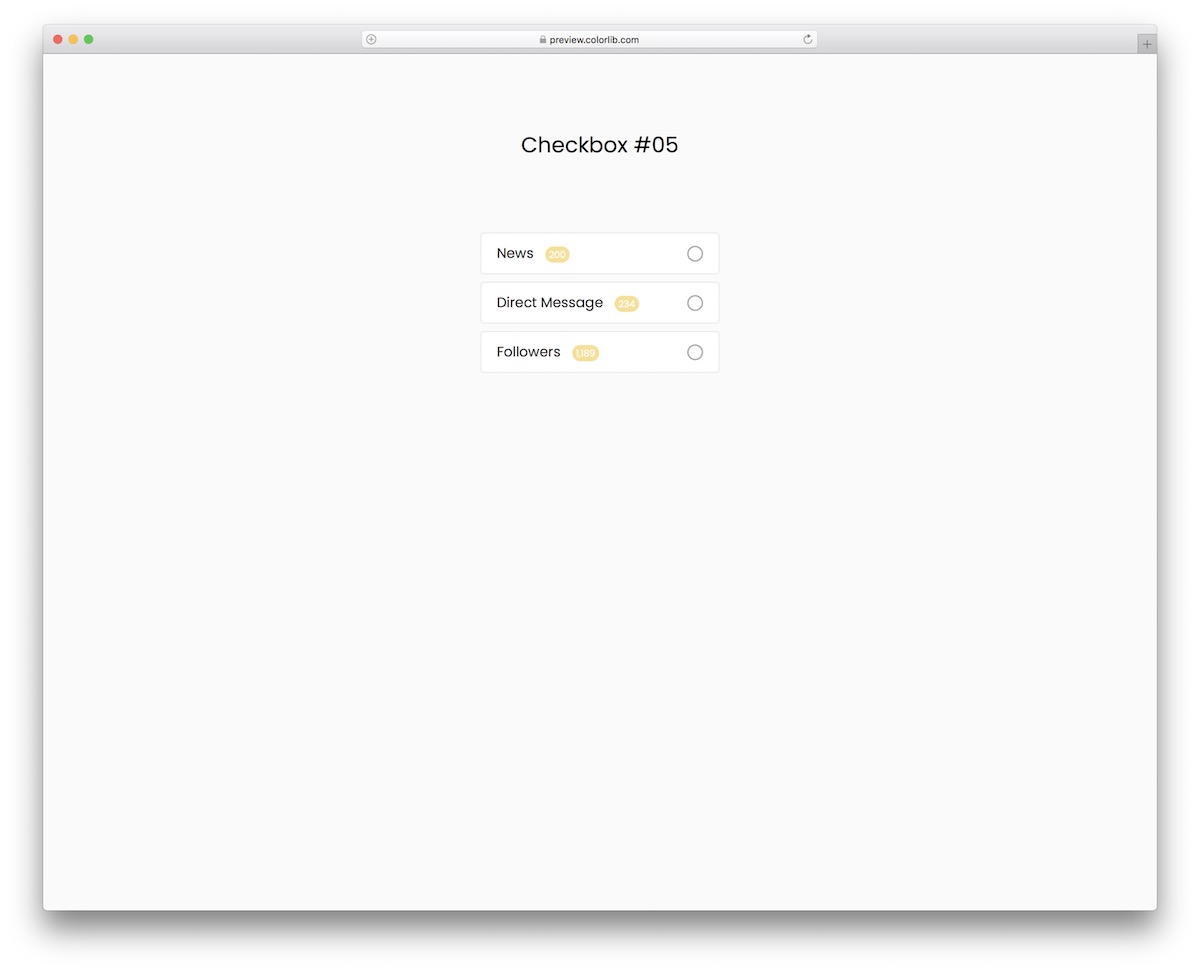 Checkbox V05