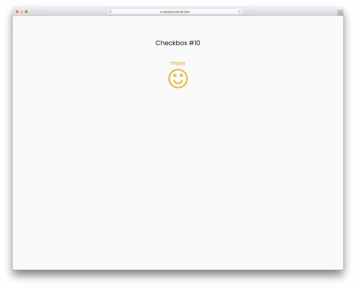 Checkbox V10