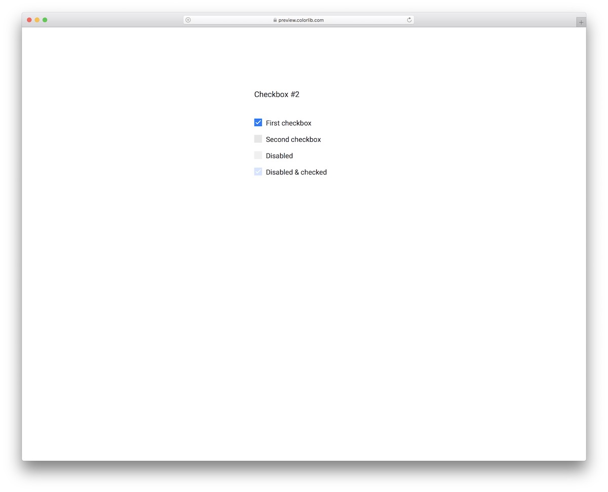 Checkbox V12