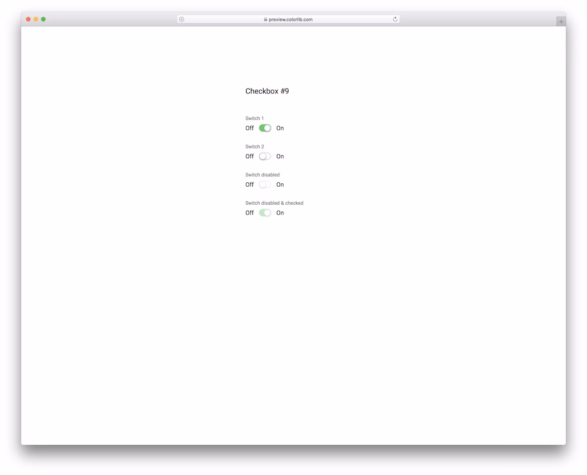 Checkbox V19