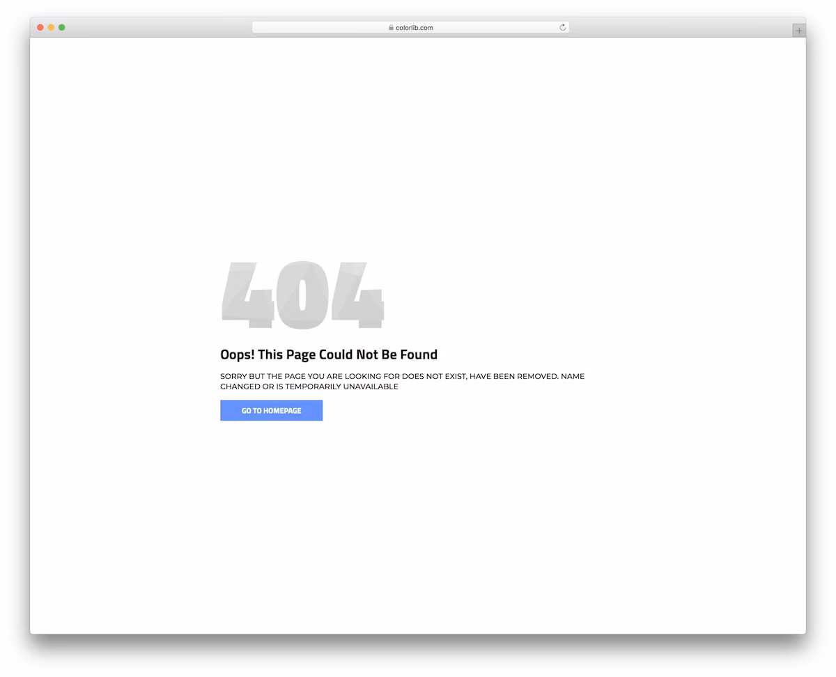 Colorlib Error 404 V1