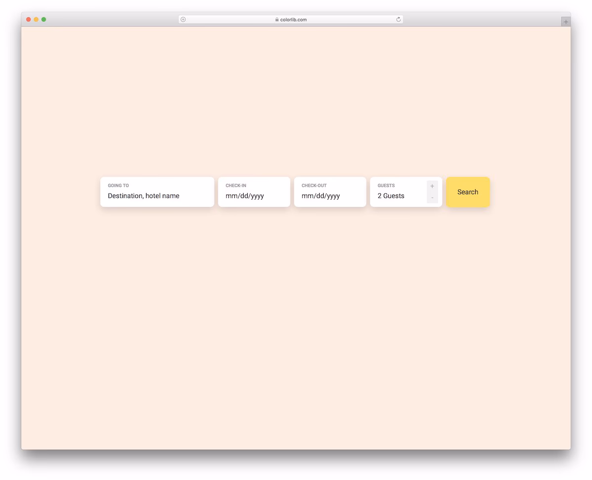 Colorlib Search Form V14