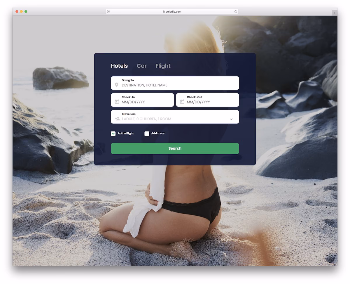 Colorlib Search Form V15