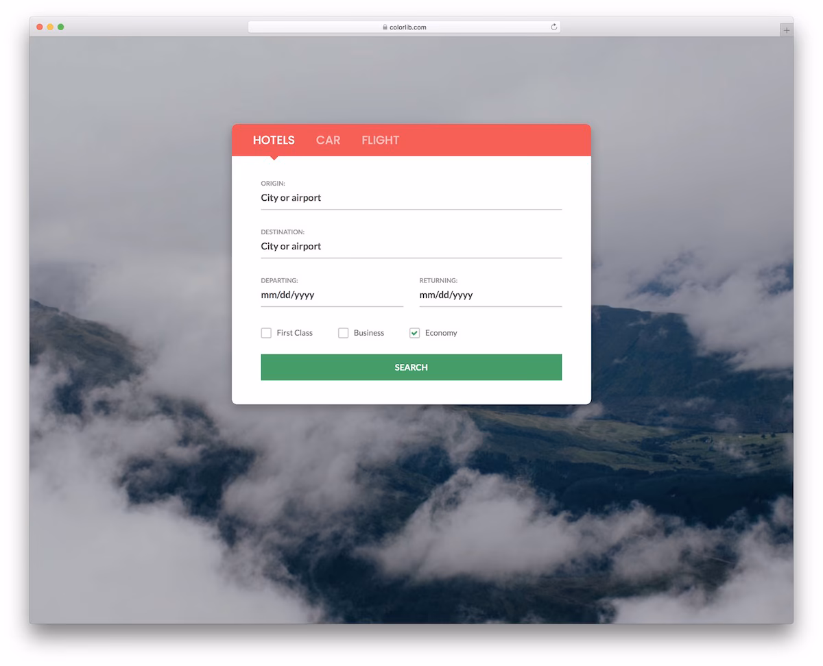 Colorlib Search Form V16