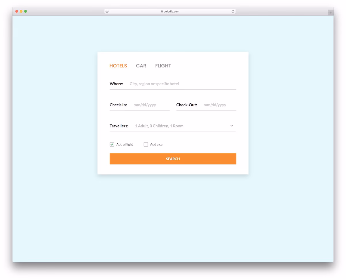 Colorlib Search Form V17