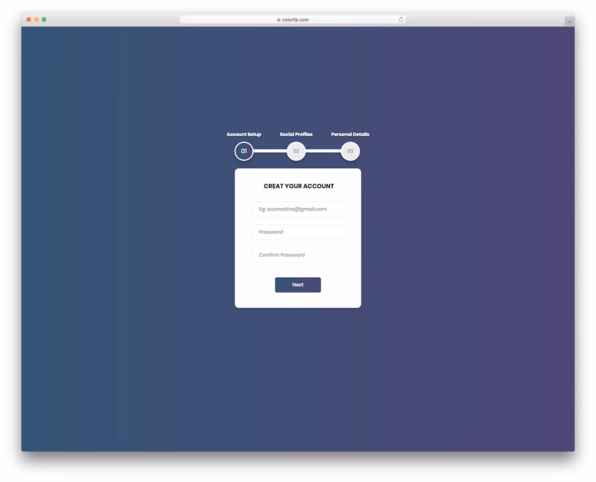 Colorlib Wizard 20