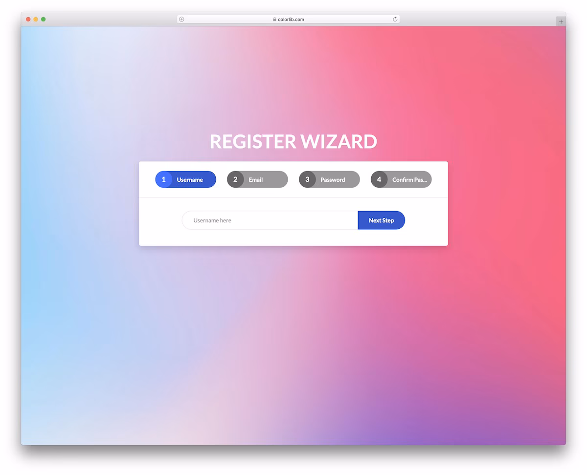 Colorlib Wizard 29