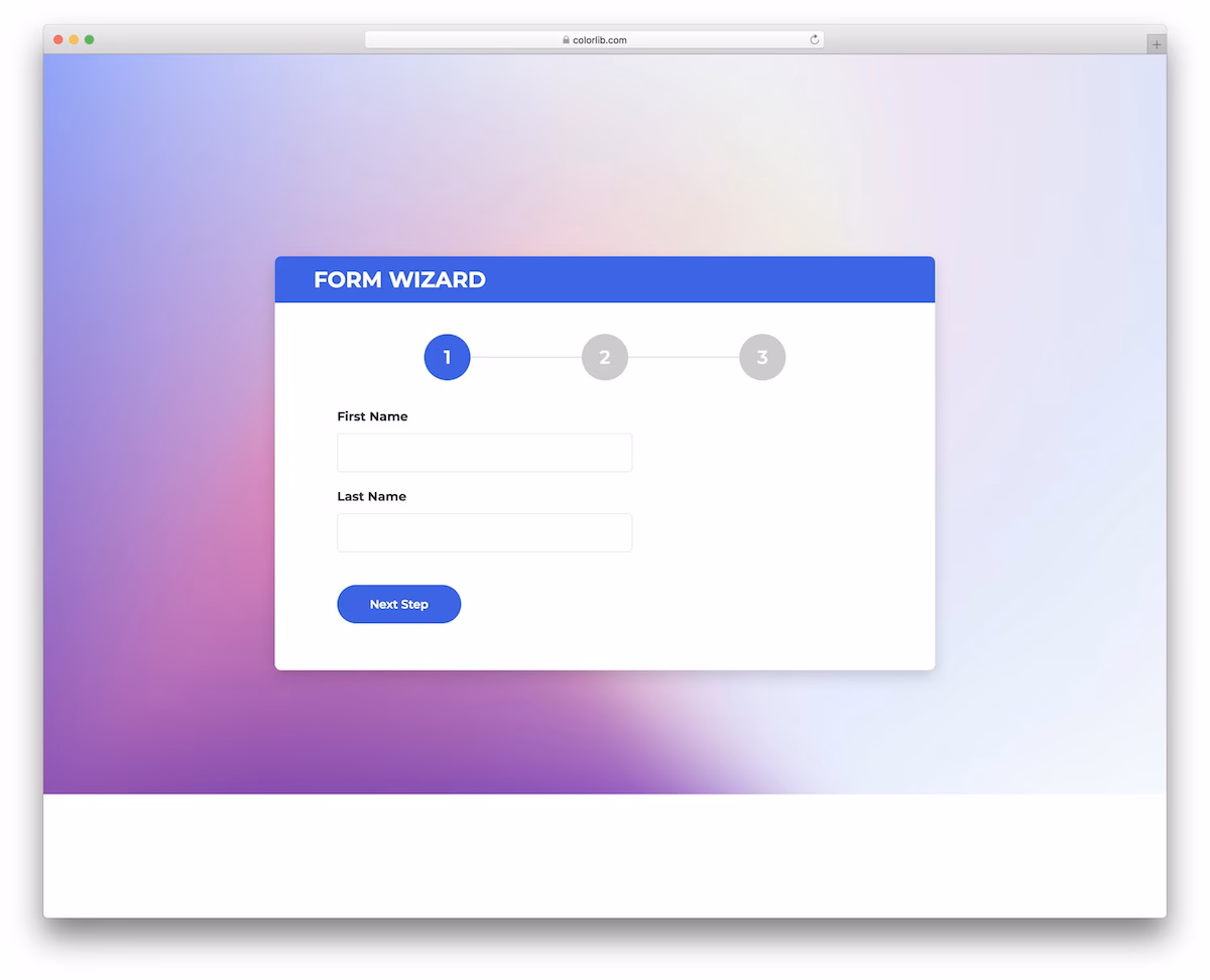 Colorlib Wizard 30