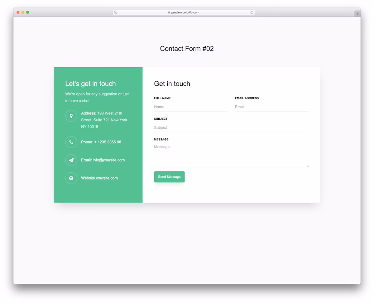 Contact Form V02