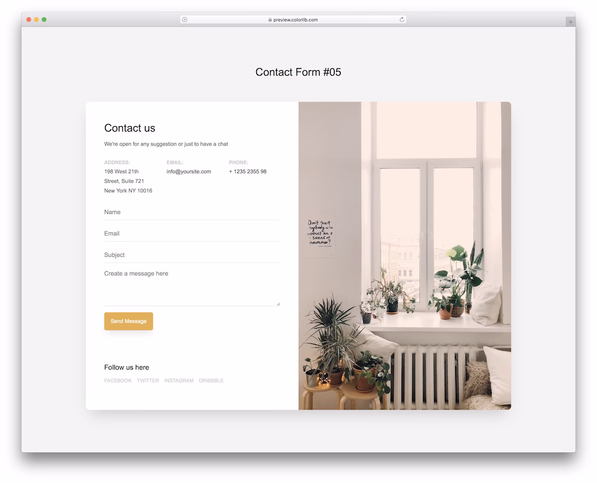Contact Form V05