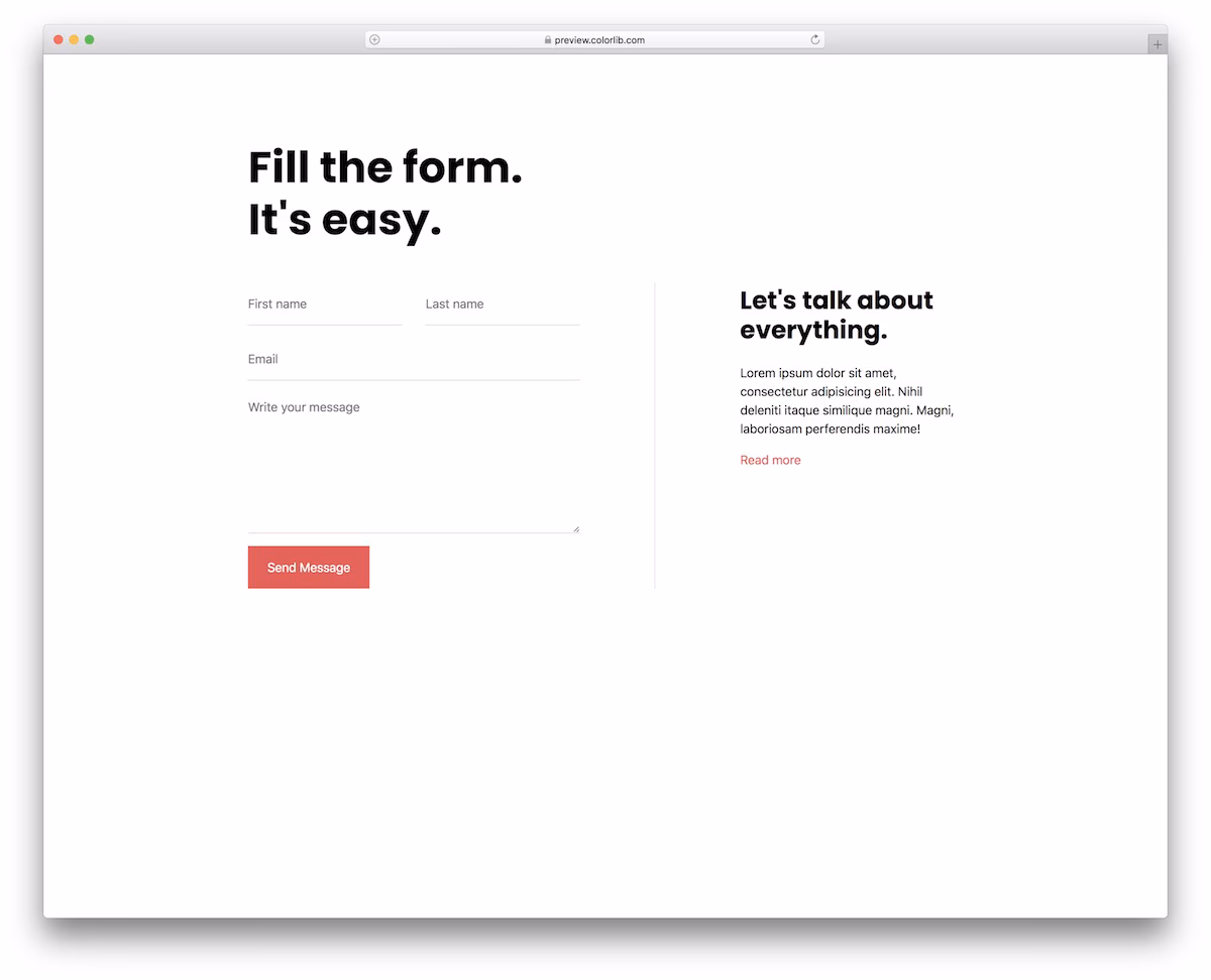 Contact Form V11