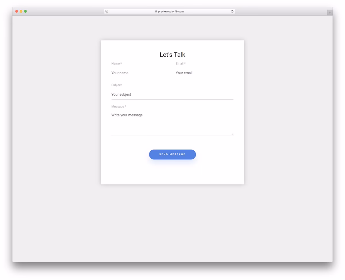 Contact Form V20