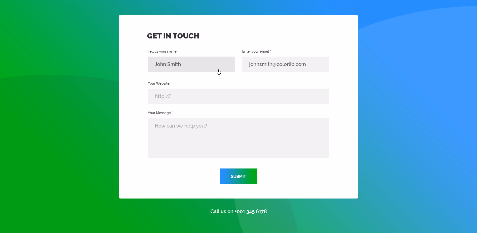 Contact Form v11