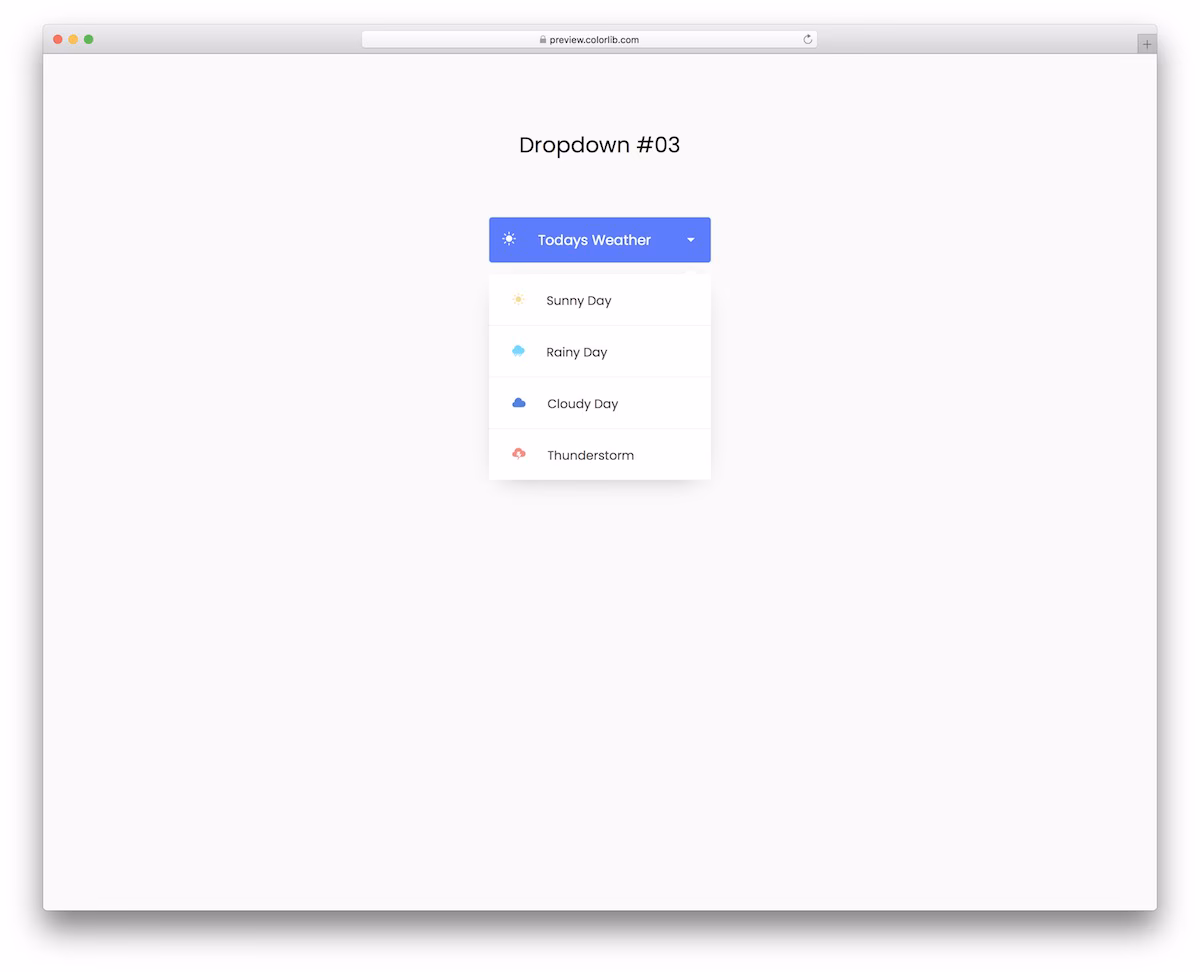 Dropdown V03