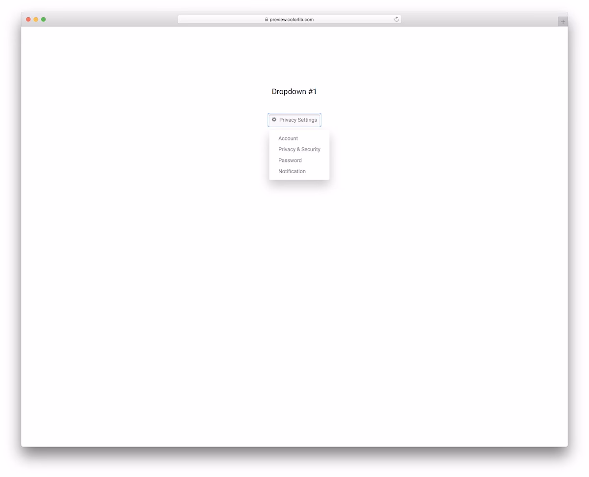 Dropdown V11