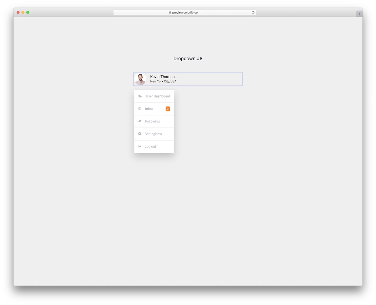 Dropdown V18