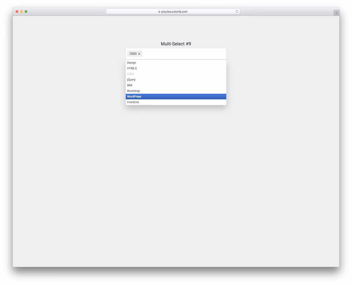 Multiselect V19