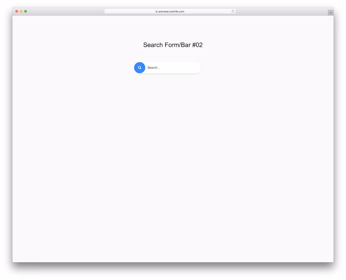 Search Form/Bar V02