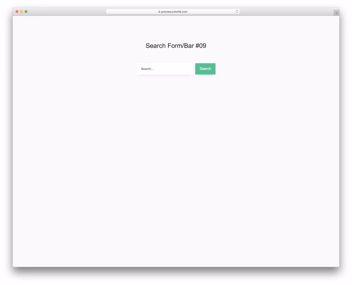 Search Form/Bar V09