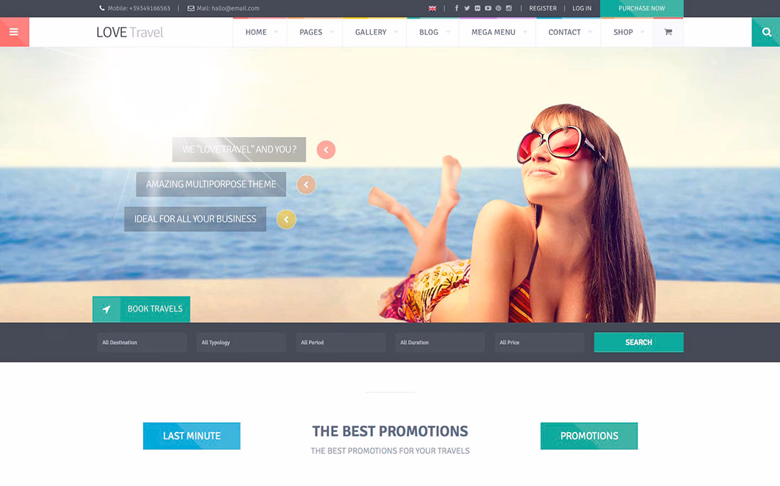 Travel WordPress Themes