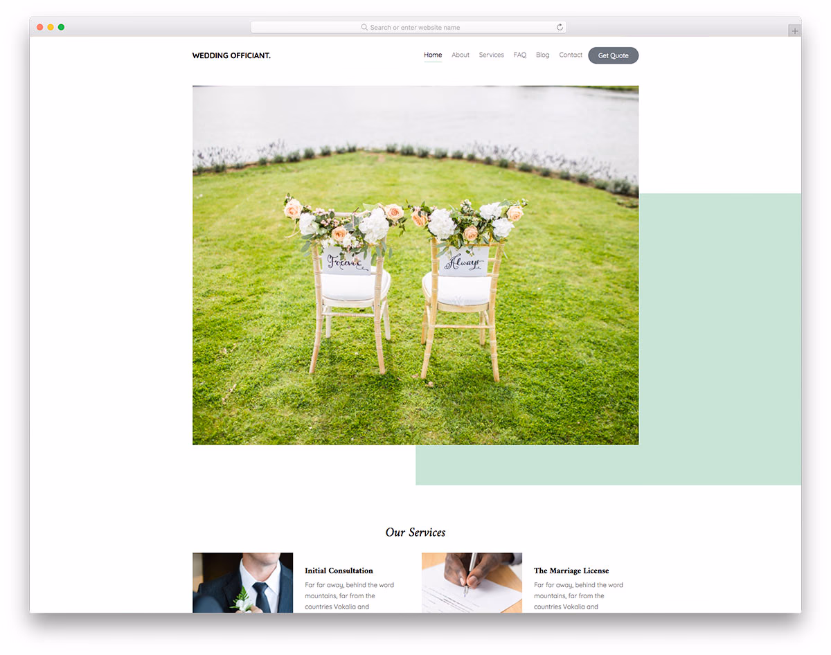 Wedding Officiant