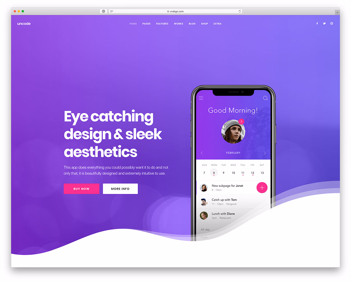 WordPress App Themes